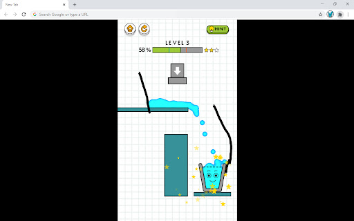 Happy Filled Glass Puzzle Game screenshot
