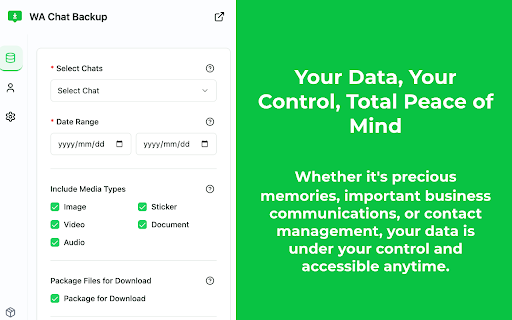 WhatsApp™ Chat Backup - ExtBoost screenshot