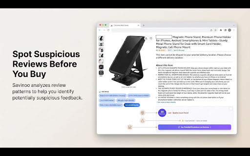 Amazon Review Checker|Savinoo screenshot