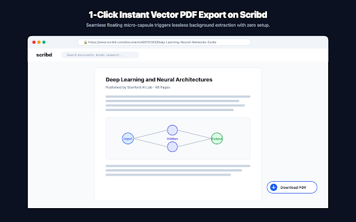 DocLift: Scribd Document Saver & Clean PDF Exporter screenshot