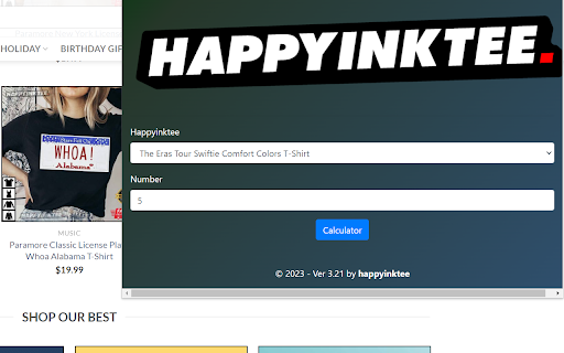 Trending T-shirt screenshot
