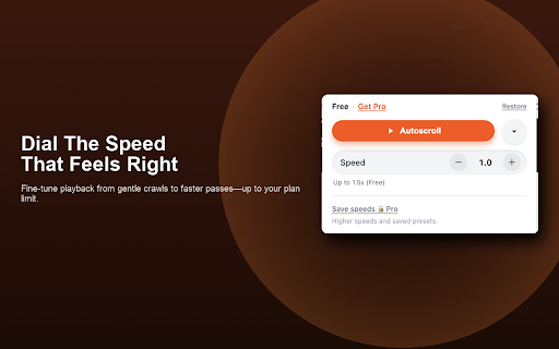 AutoScroll screenshot