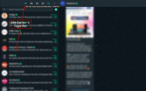 WP Booster: Whatsapp blur and group chat contacts downloader screenshot