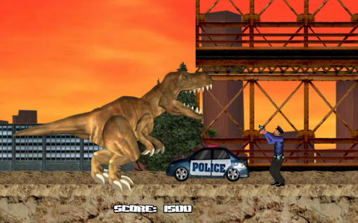Hungry dinosaur simulator game screenshot