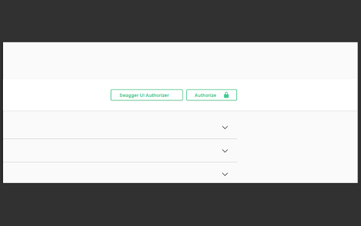 Swagger UI Authorizer screenshot