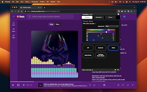 ThemeSong for YouTube Music™ (Enhancer) screenshot