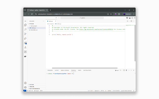 Codeanywhere screenshot