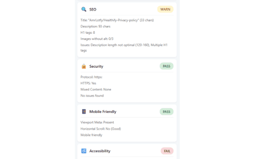 Healthify screenshot