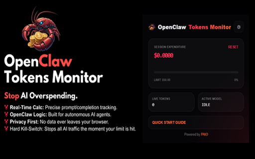 OpenClaw Token Monitor screenshot
