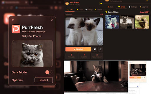 PurrFresh Daily Cat Photos FREE screenshot