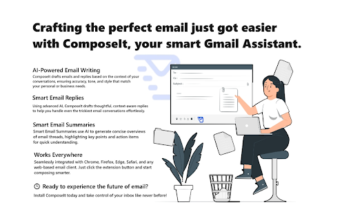 ComposeIt- AI Email Writer(Gmail Assistant) screenshot