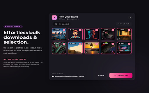 InstaInsights – View Analytics & Content Tool for Instagram screenshot