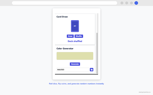 Random Tools screenshot