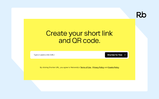 URL Shortener by Rebrandly screenshot