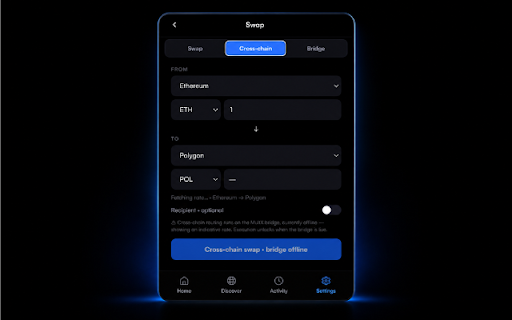 Thanos Wallet screenshot