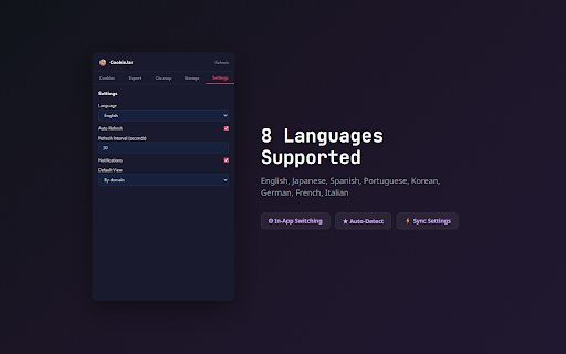 Cookie Editor with CHIPS / Partitioned Cookie Support — CookieJar screenshot