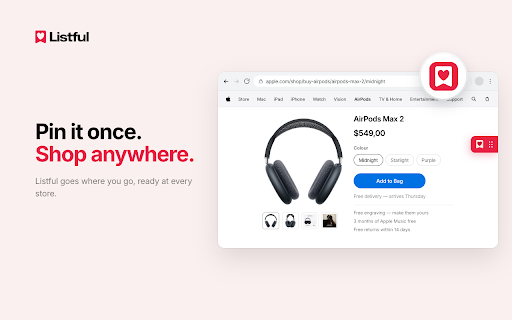 Listful: Wishlist Maker & Shopping screenshot