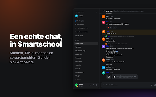 Smartschool Chat - Berichten, Media & Voice screenshot