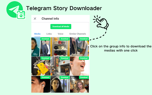 Telegram story downloader - Telegram Video Download screenshot