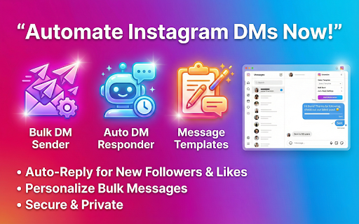 IG DM Bot - Auto DM for Instagram screenshot