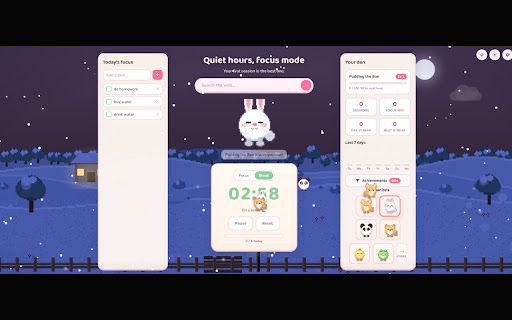 ChibiFocus: Focus Timer with Cute Companions screenshot
