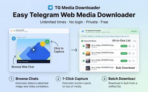 Download Telegram Video - Batch Download Video & Image screenshot