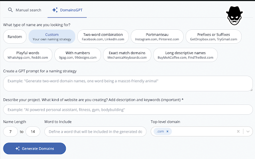Domain Detective - Domain Generator and Expired Domains Hunter screenshot