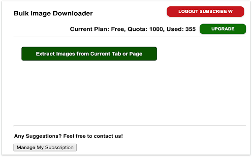 Bulk Image Downloader screenshot