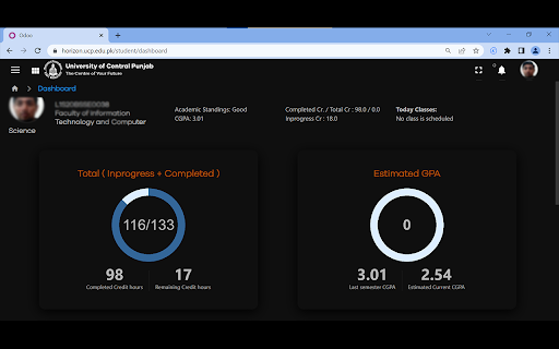 UCP Grade Calculate screenshot