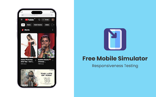 Free Mobile Simulatore - Responsiveness testing screenshot