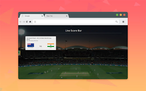 Live Cricket Score Bar screenshot