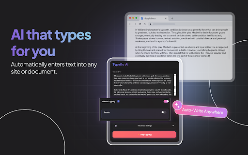 TypeFlo AI – Auto Typer That Types Like You screenshot