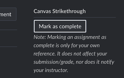 Canvas Strikethrough screenshot