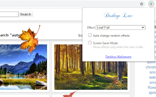 Desktop Lux: Effects screenshot