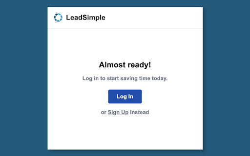 LeadSimple Comms screenshot