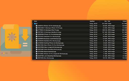 Dribbble Image Downloader screenshot