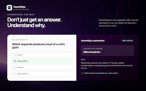 ExamNinja - AI Homework Helper screenshot