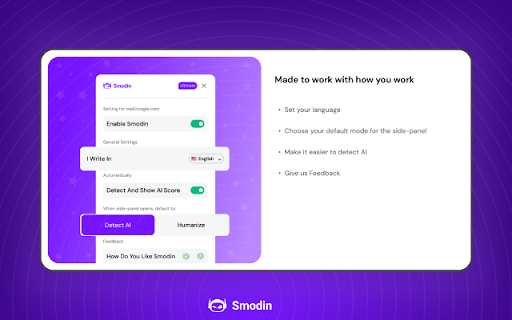 Smodin - Detect AI, Humanize Instantly—Anywhere You Write. screenshot