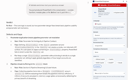 PowerShell Engineer screenshot