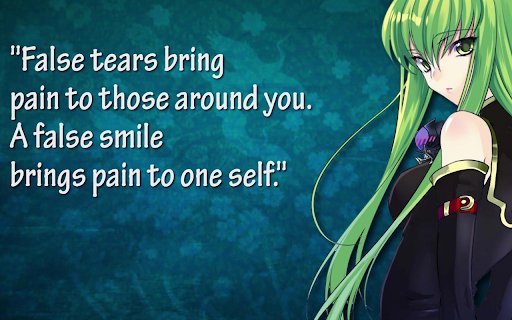 Anime Quotes Wallpapers New Tab screenshot