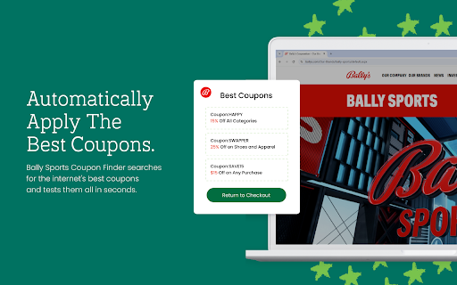 Bally Sports Coupon Finder - 100% Verified Coupons & Deals screenshot