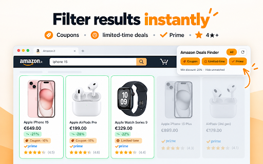 Amazon Deals Finder screenshot
