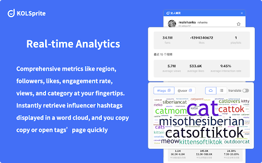 TikTok Downloader, Sort & Analytics | KOLSprite screenshot