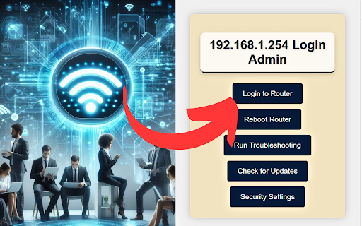 192.168.l.254 Login Admin screenshot