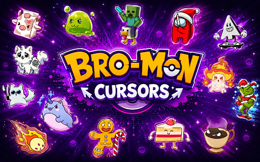 Bro-Mon Cursor - Custom Cursor for Chrome screenshot