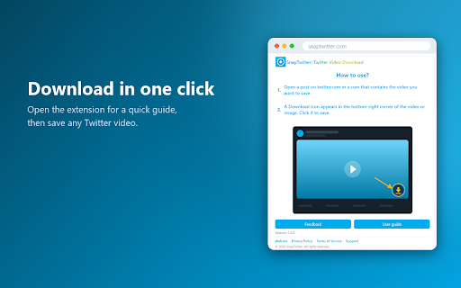 SnapTwitter: Twitter Video Download screenshot