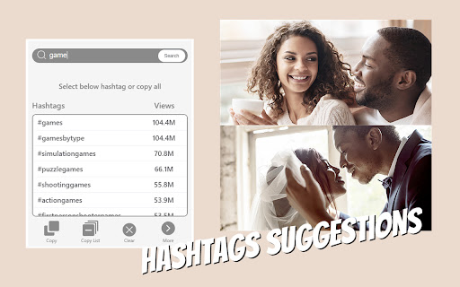 TikTok Hashtags Tool - Hashtags Analytics screenshot