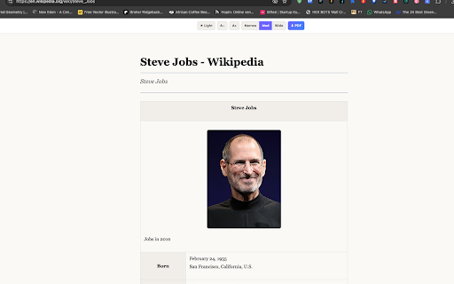 READR – Clean page, one click screenshot