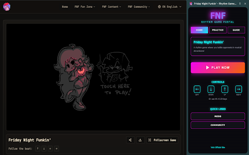 Friday Night Funkin' - Rhythm Game Portal screenshot