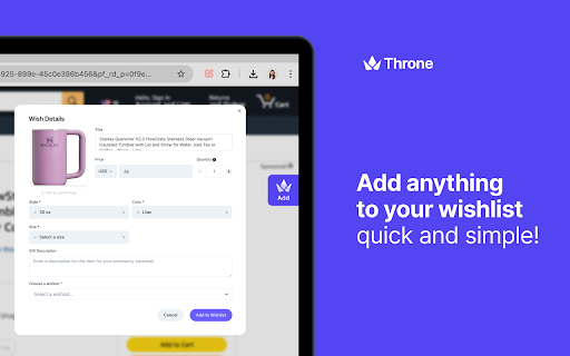 Throne: Wishlist for Creators screenshot